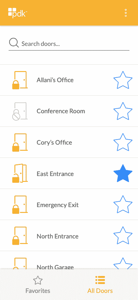 Facility Access Mobile App