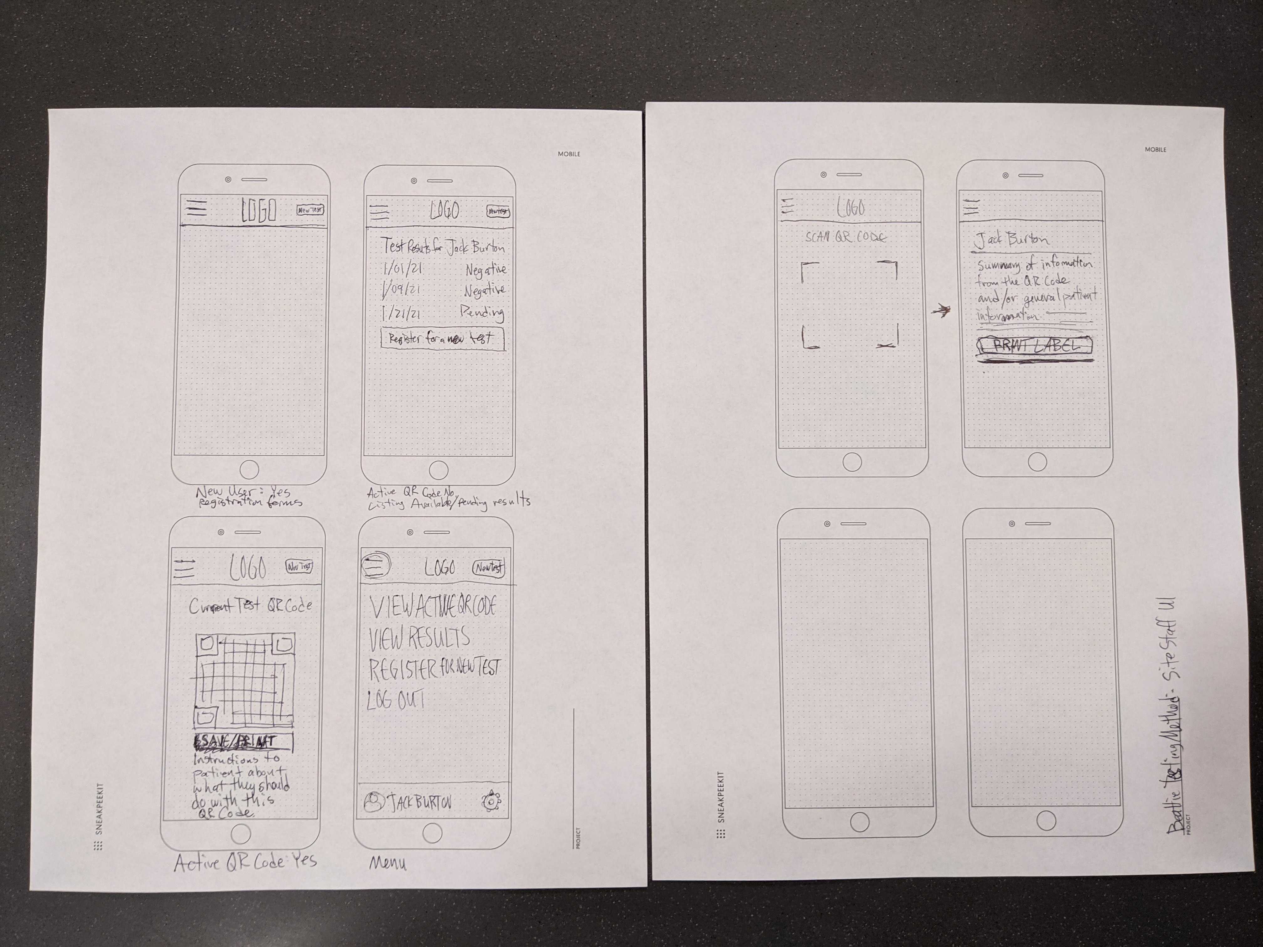 Wireframes