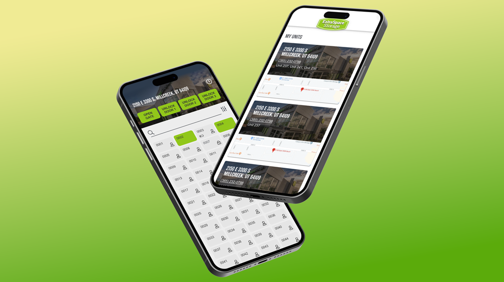 Extra Space Storage Bluetooth Access Mobile App